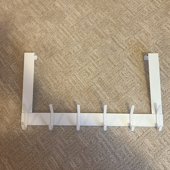 White Over-The-Door Hooks - Picture 2 of 4